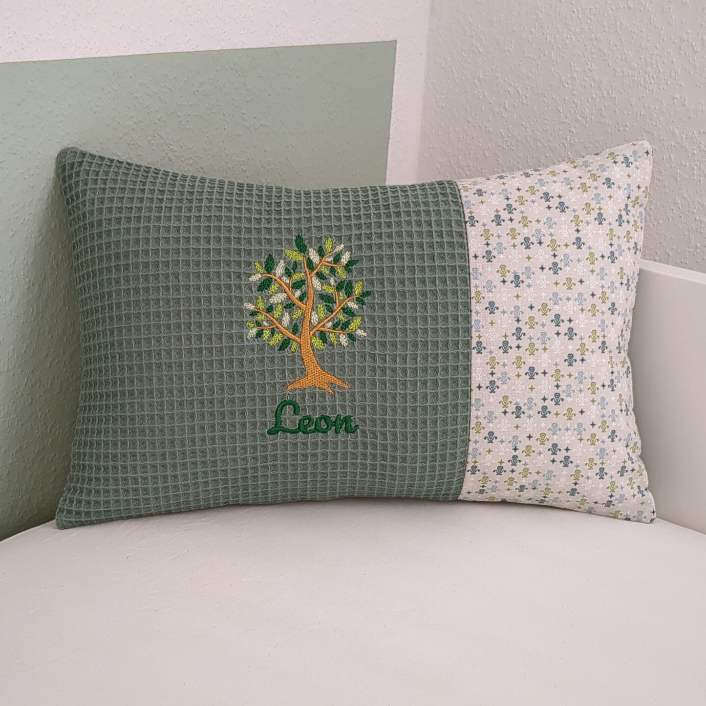 Kissen -Baum- 25 cm x 40 cm und Dekostoff