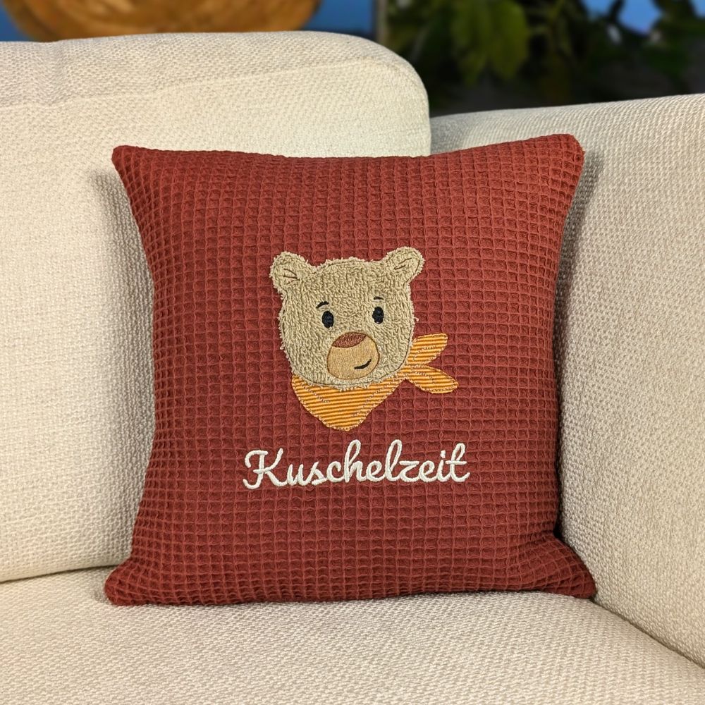 Kissen -Teddybär- 30 cm x 30 cm
