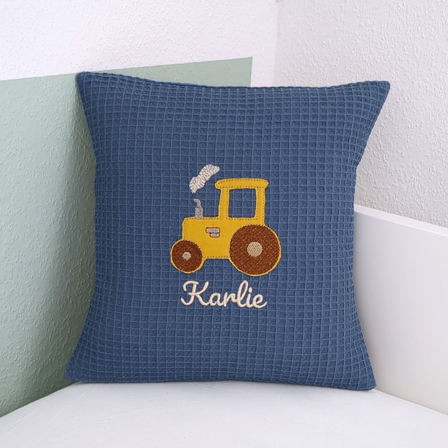 Kissen -Traktor- 30 cm x 30 cm