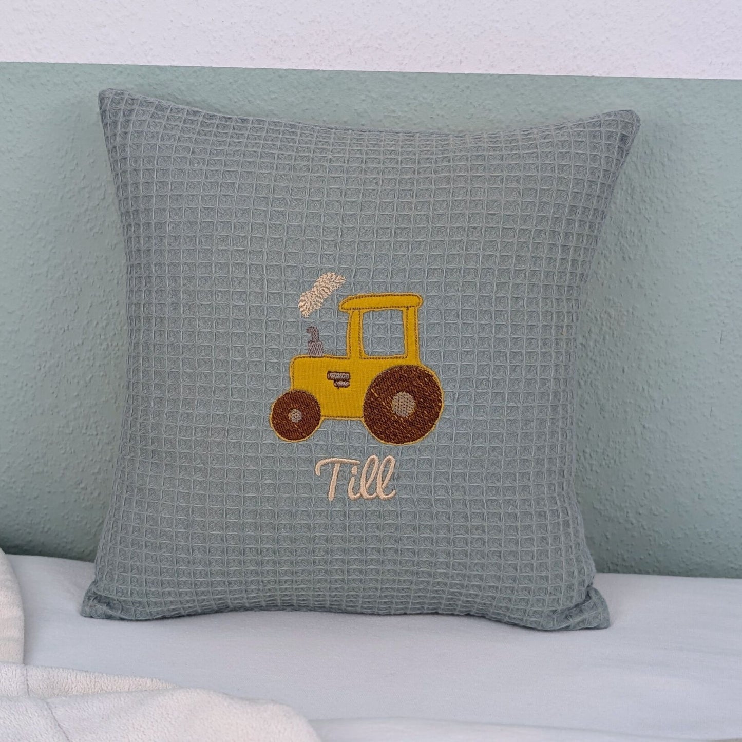 Kissen -Traktor- 30 cm x 30 cm