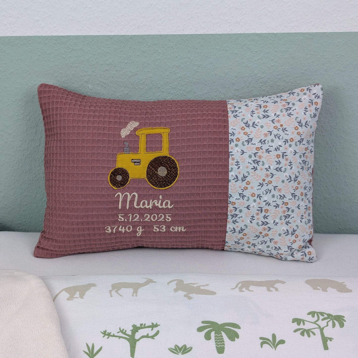 Kissen -Trecker- 25 cm x 40 cm und Dekostoff