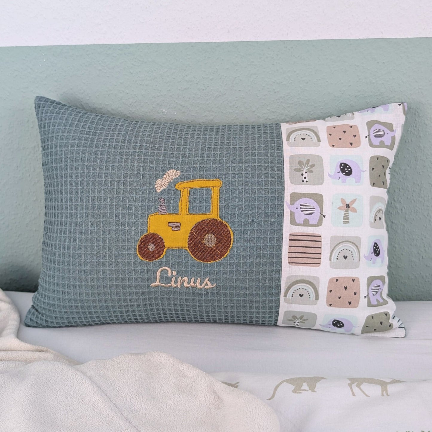 Kissen -Trecker- 25 cm x 40 cm und Dekostoff